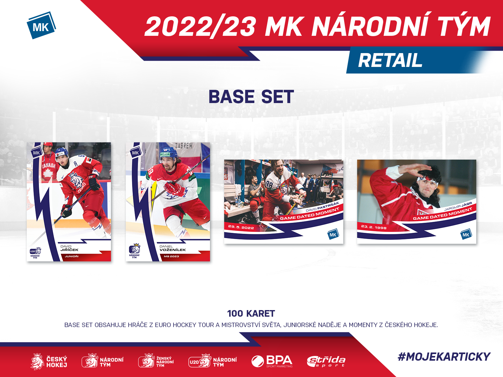 2023 MK Národní tým RETAIL balíček (5 karet)