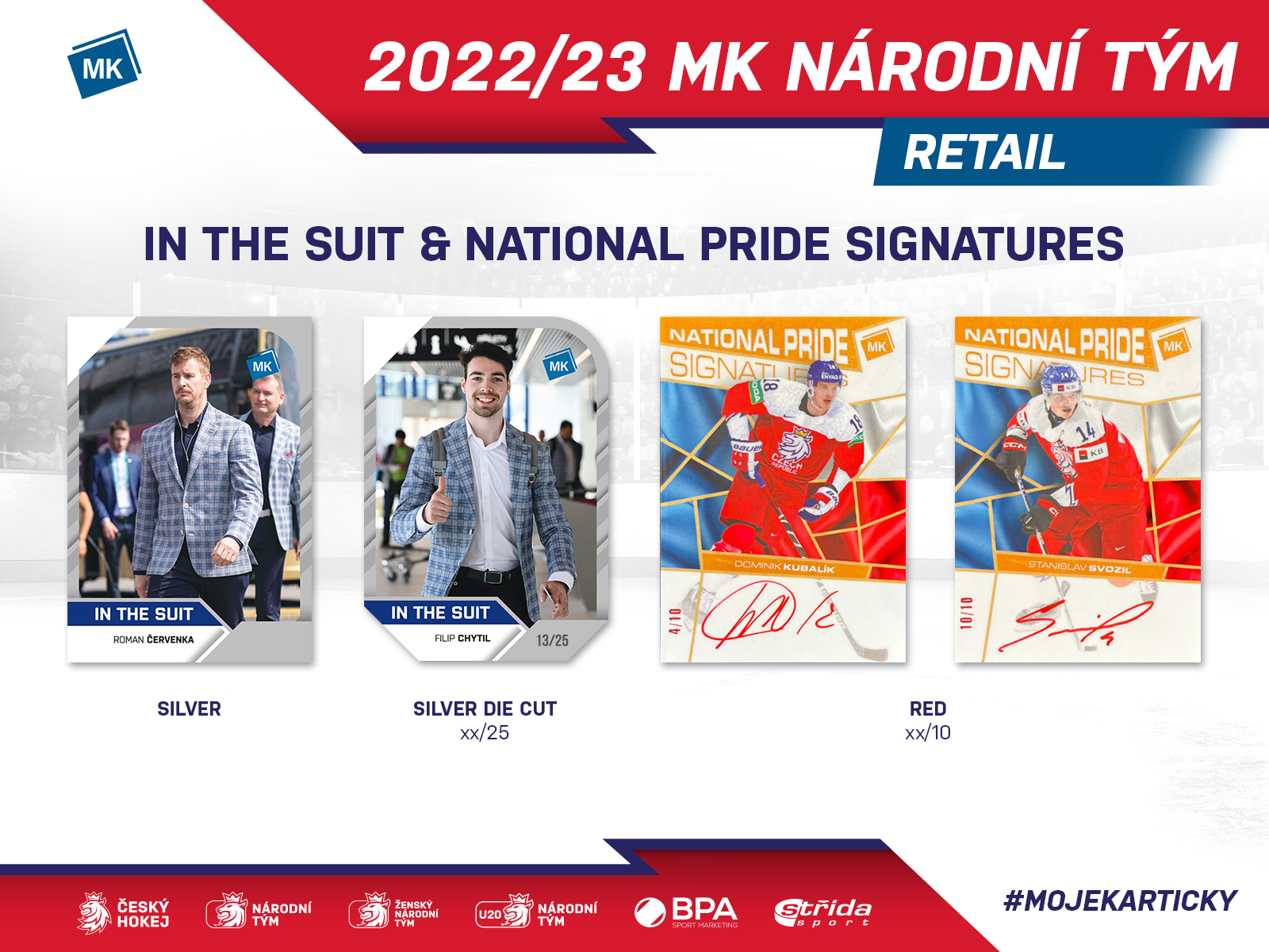 2023 MK Národní tým RETAIL balíček (5 karet)