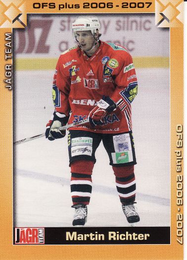 2006-07 OFS Jágr Team - Martin RICHTER č. JT08