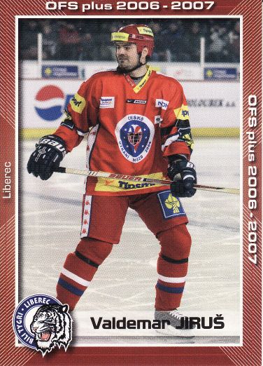 2006-07 OFS Utkání hvězd - Valdemar JIRUŠ č. UH09