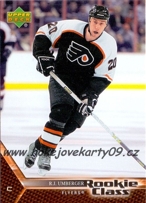 2005-06 UD NHL Rookie Class - R.J. UMBERGER č. 24