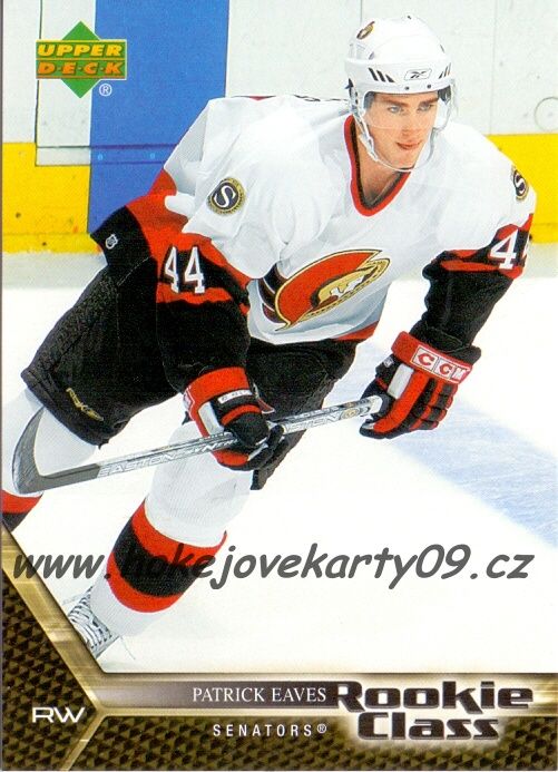 2005-06 UD NHL Rookie Class - Patrick EAVES č. 42