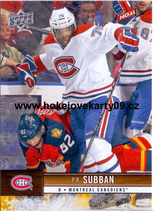 2012-13 UD Series 1 - P.K. SUBBAN č. 92