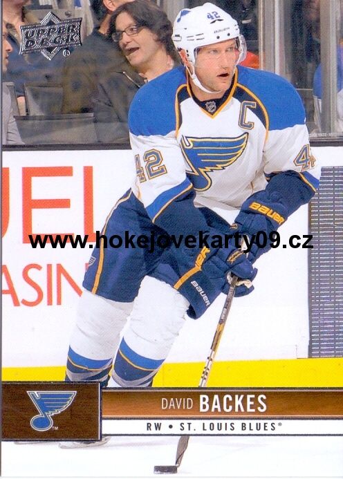 2012-13 UD Series 1 - David BACKES č. 161
