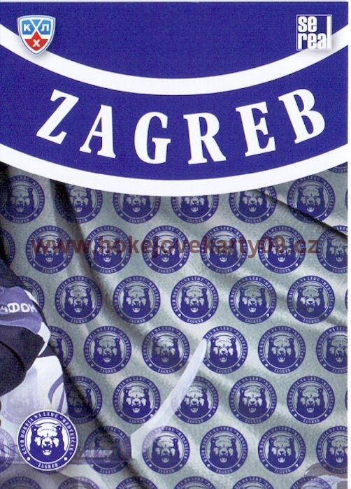 2013-14 KHL - Medvescak Zagreb č. PUZ035 Logo