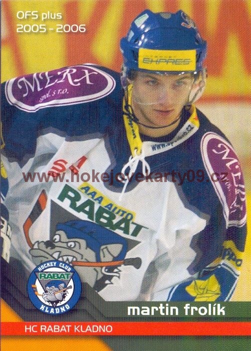 2005-06 OFS - Martin FROLÍK č. 109