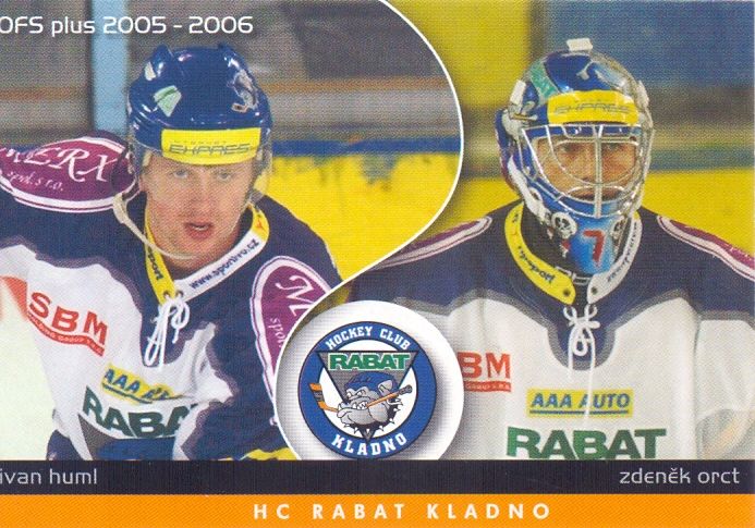 2005-06 OFS - HC Rabat Kladno č. K04 (Huml, Orct)