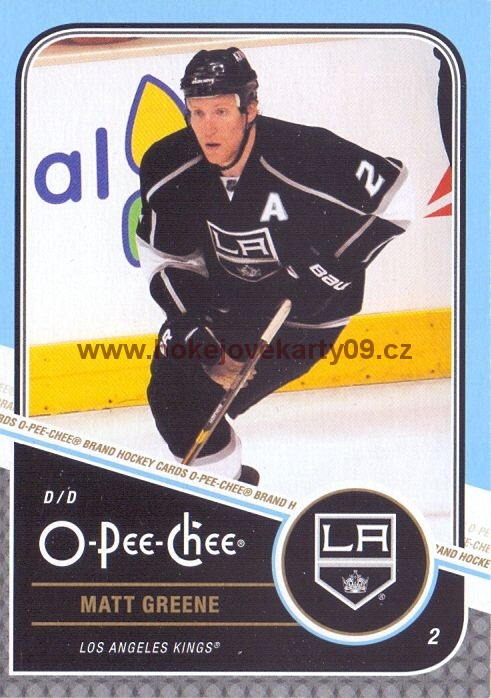 2011-12 OPC - Matt GREENE č. 480