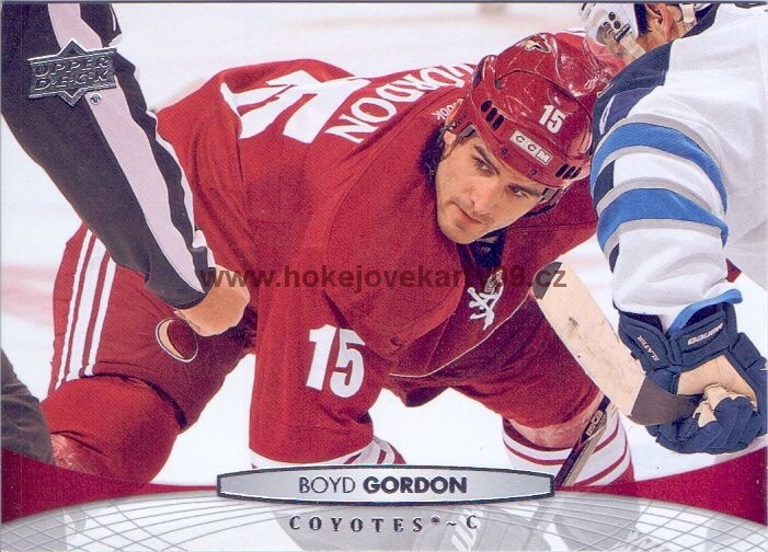 2011-12 Upper Deck - Boyd GORDON č. 313