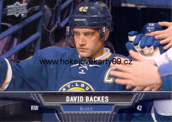 2013-14 Upper Deck - David BACKES č. 126