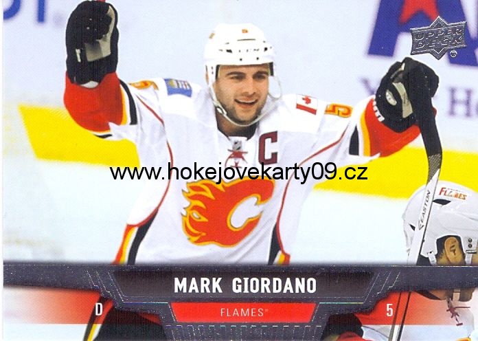 2013-14 Upper Deck - Mark GIORDANO č. 280