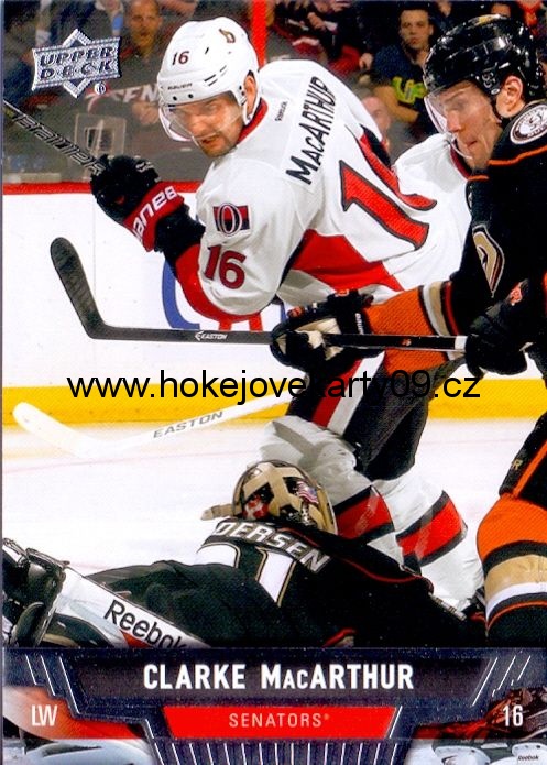 2013-14 Upper Deck - Clarke MacARTHUR č. 406