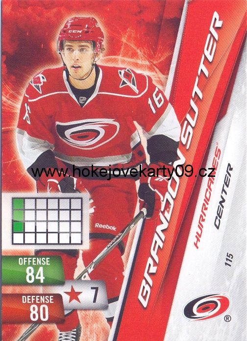 2010-11 Adrenalyn - Brandon SUTTER č. 115