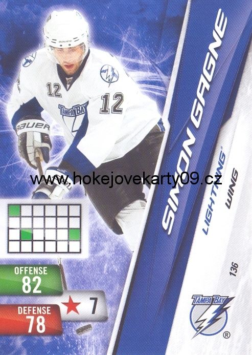 2010-11 Adrenalyn - Simon GAGNE č. 136
