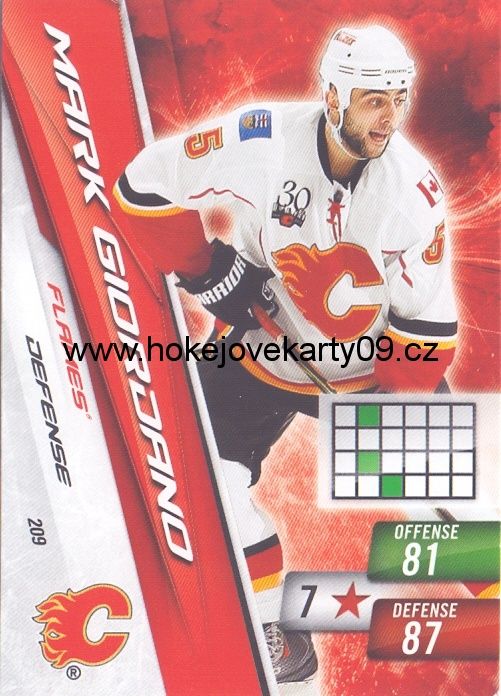 2010-11 Adrenalyn - Mark GIORDANO č. 209