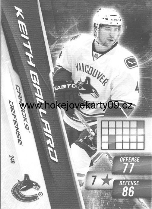2010-11 Adrenalyn - Keith BALLARD č. 249