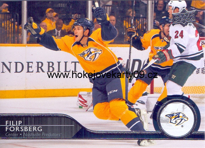2014-15 Upper Deck - Filip FORSBERG č. 114