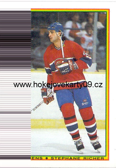 1990-91 Bowman - Stephane RICHER č. 45