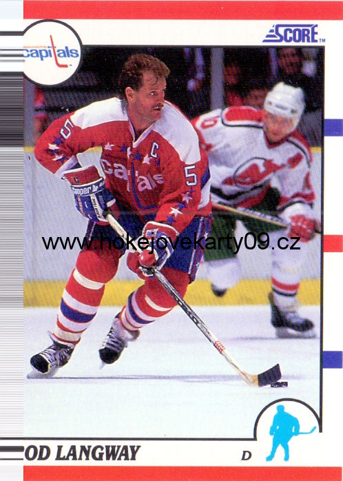 90-91 Score - Rod LANGWAY č. 20