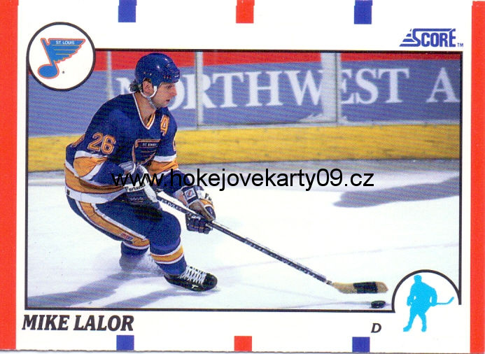 1990-91 Score - Mike LALOR č. 67