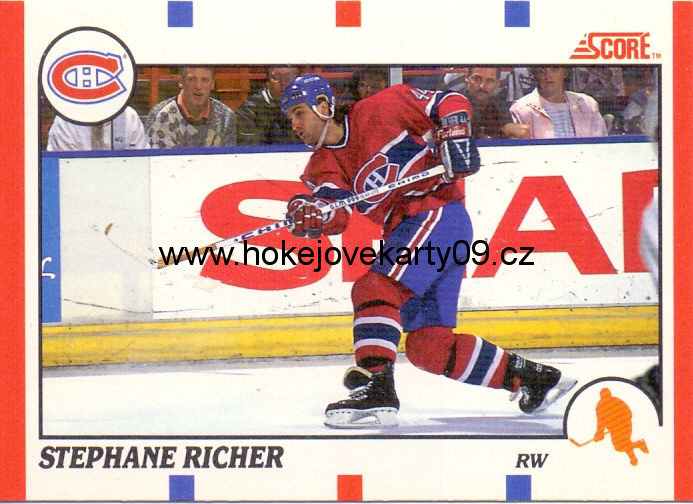 1990-91 Score - Stephane RICHER č. 75