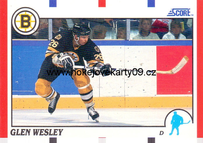 1990-91 Score - Glen WESLEY č. 97
