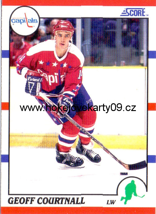 1990-91 Score - Geoff COURTNALL č. 124