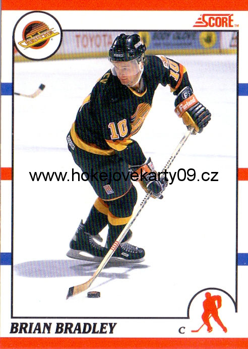1990-91 Score - Brian BRADLEY č. 198