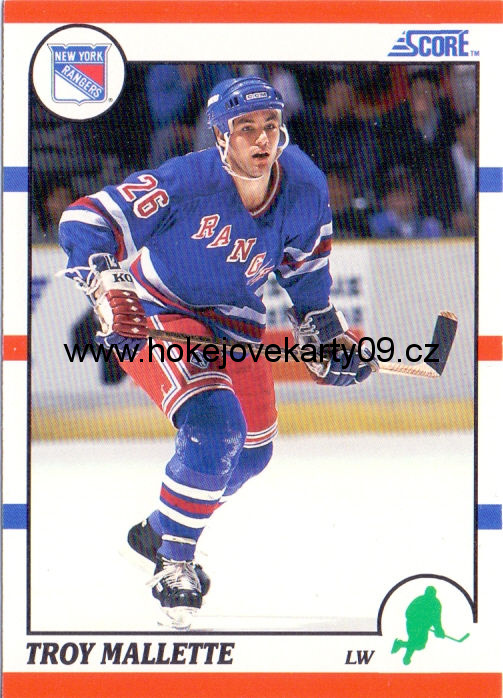 1990-91 Score - Troy MALLETTE č. 288