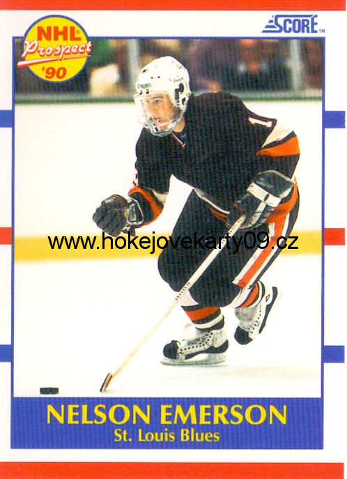1990-91 Score - Nelson EMERSON č. 383