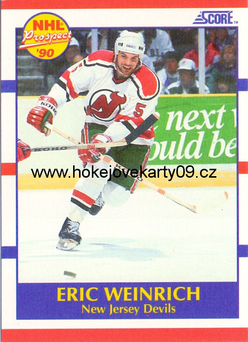 1990-91 Score - Eric WEINRICH č. 389