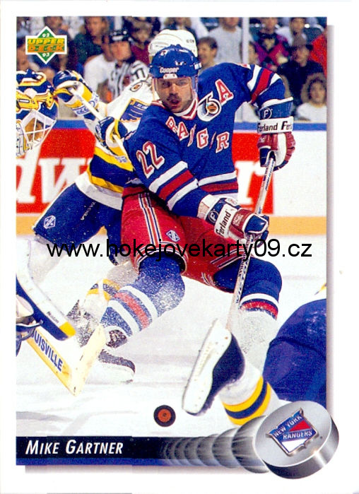 1992-93 Upper Deck - Mike GARTNER č. 126