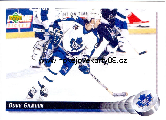 1992-93 Upper Deck - Doug GILMOUR č. 215