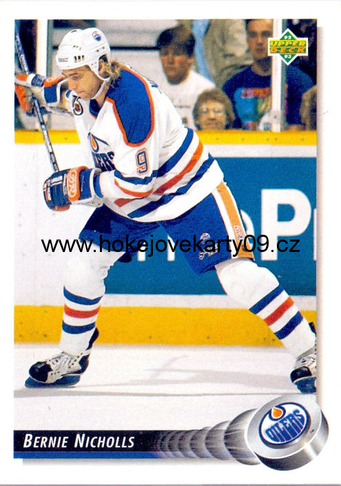 1992-93 Upper Deck - Bernie NICHOLLS č. 290