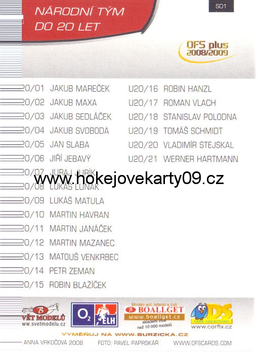 2008-09 OFS - U20,A tým č. S01