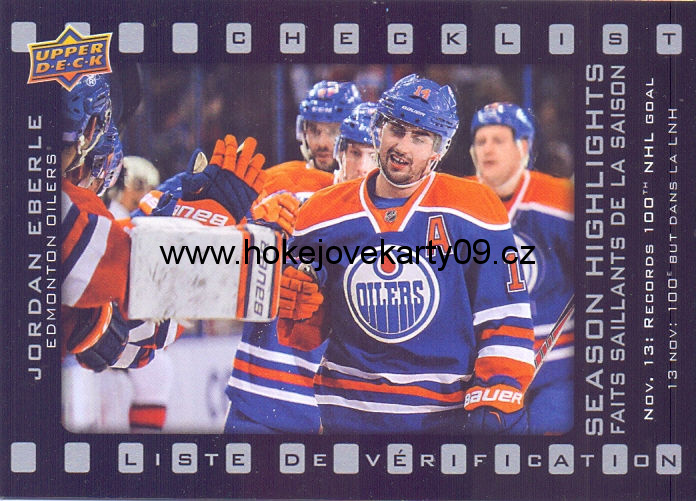 2015-16 Tim Hortons - Jordan EBERLE č. SH-2 CL