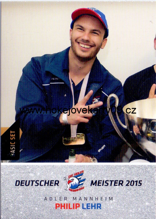 2015-16 DEL liga - Philip LEHR č. DEL-286