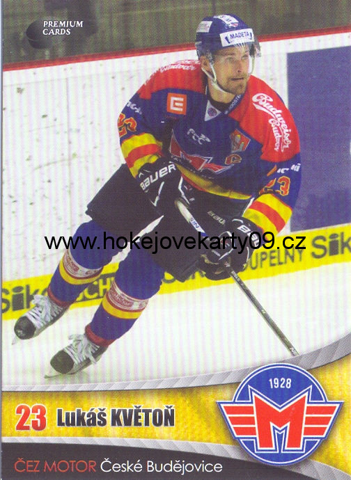 2016-17 Premium Cards - Lukáš KVĚTOŇ č. 19