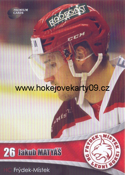 2016-17 Premium Cards - Jakub MATYÁŠ č. 8