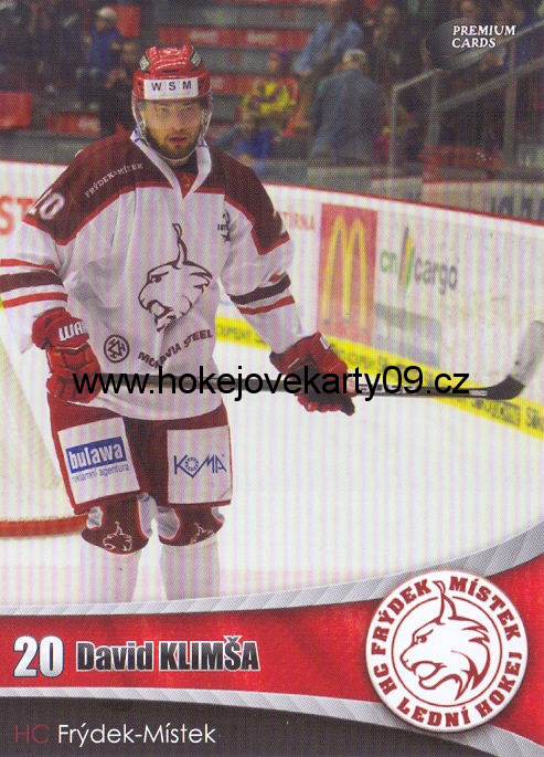2016-17 Premium Cards - David KLIMŠA č. 12