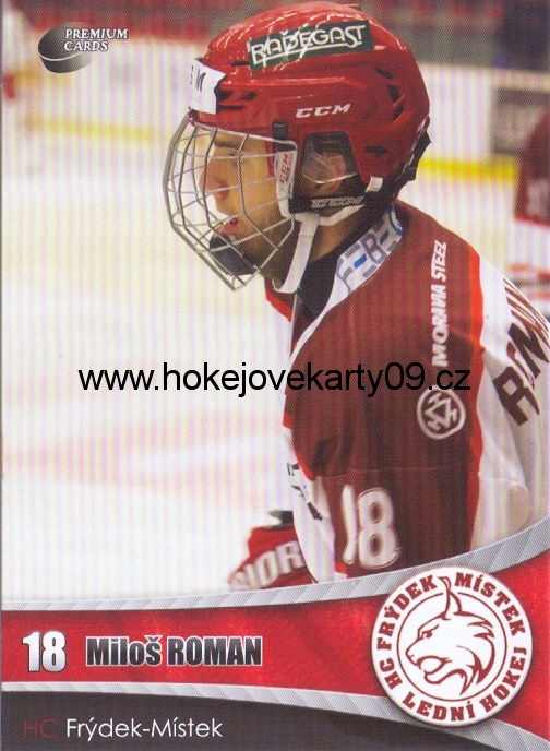 2016-17 Premium Cards - Miloš ROMAN č. 18