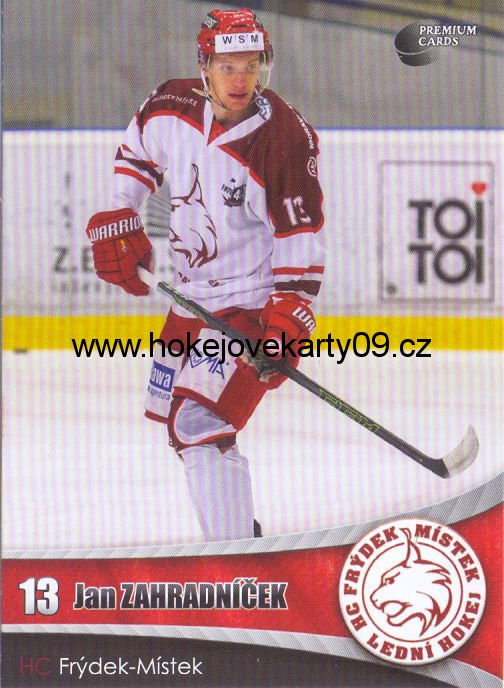 2016-17 Premium Cards - Jan ZAHRADNÍČEK č. 26