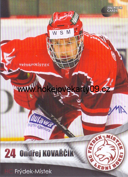 2016-17 Premium Cards - Ondřej KOVAŘČÍK č. 17