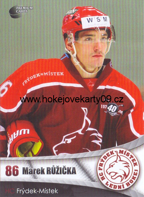 2016-17 Premium Cards - Marek RŮŽIČKA č. 18