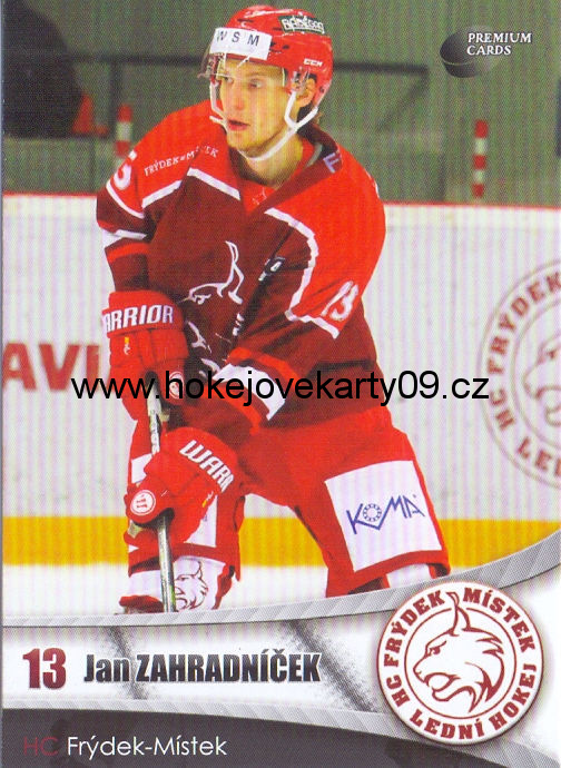 2016-17 Premium Cards - Jan ZAHRADNÍČEK č. 26