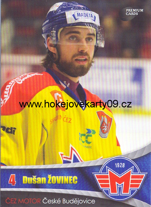 2016-17 Premium Cards - Dušan ŽOVINEC č. 11