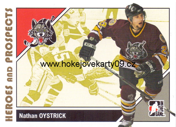2007-08 Heroes & Prospects - Nathan OYSTRICK č. 20
