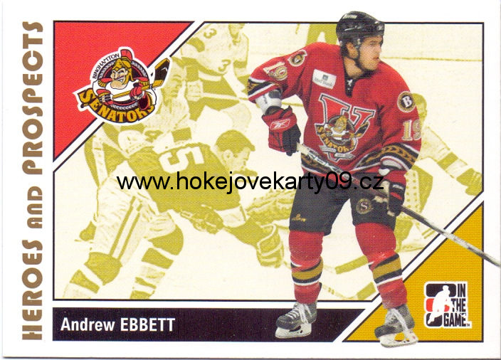 2007-08 Heroes & Prospects - Andrew EBBETT č. 22
