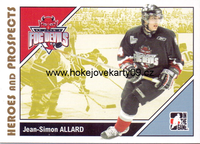 2007-08 Heroes & Prospects - Jean-Simon ALLARD č. 53