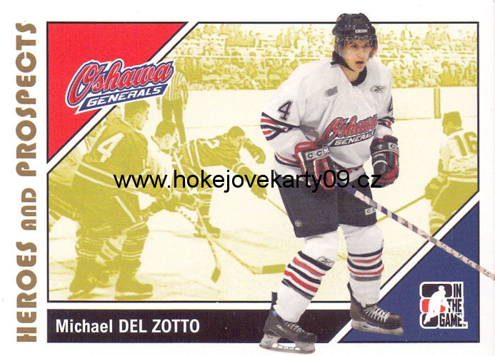 2007-08 Heroes & Prospects - Michael Del ZOTTO č. 88